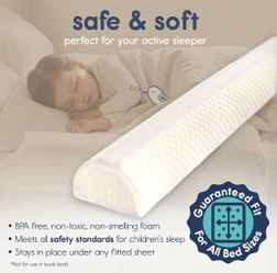 Foam Bed Bumper for Toddlers, Foam Bed Rail for Toddlers