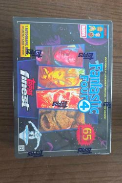 2026 Topps finest fantastic four hobby box