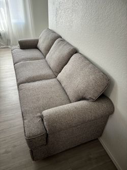 Gray Fabric 3-Seat Sofa (we have 3 identical sofas available.
