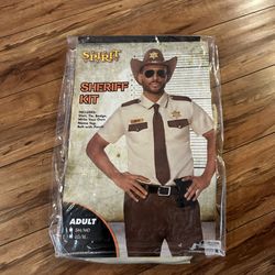 Sheriff Kit Adult LG Men