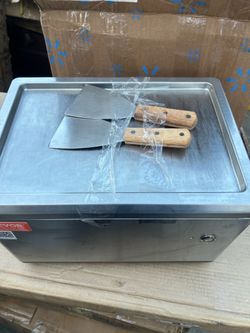 Fried Ice Cream Roll Machine, 12.6" x 8.5" Stir-Fried Ice Cream Pan, Stainless Steel Rolled Ice Cream Maker with Compressor and 2 Scrapers