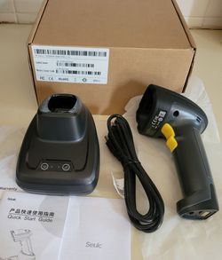 Seuic HS220C Industrial Wireless Bluetooth Barcode Scanner NEW / ZEBRA HONEYWELL