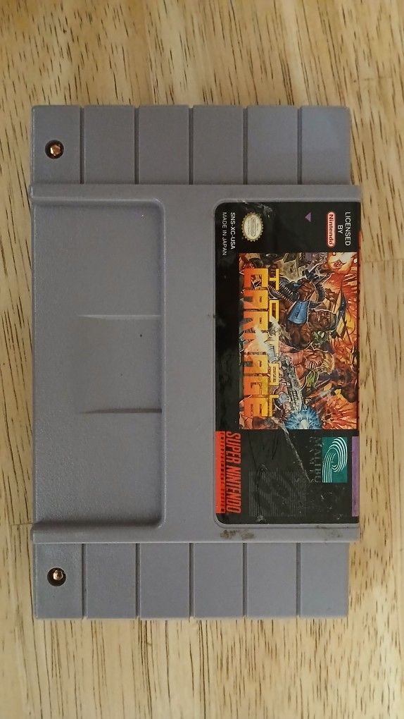 Total Carnage Super Nintendo (SNES)
