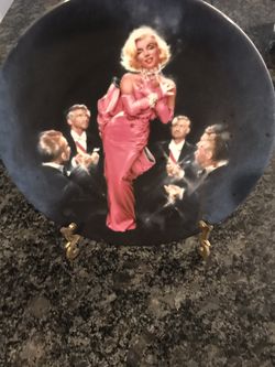 Marilyn Monroe plate