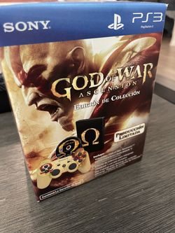 God Of War PS3 Controller And Steelbook And Game Included 
