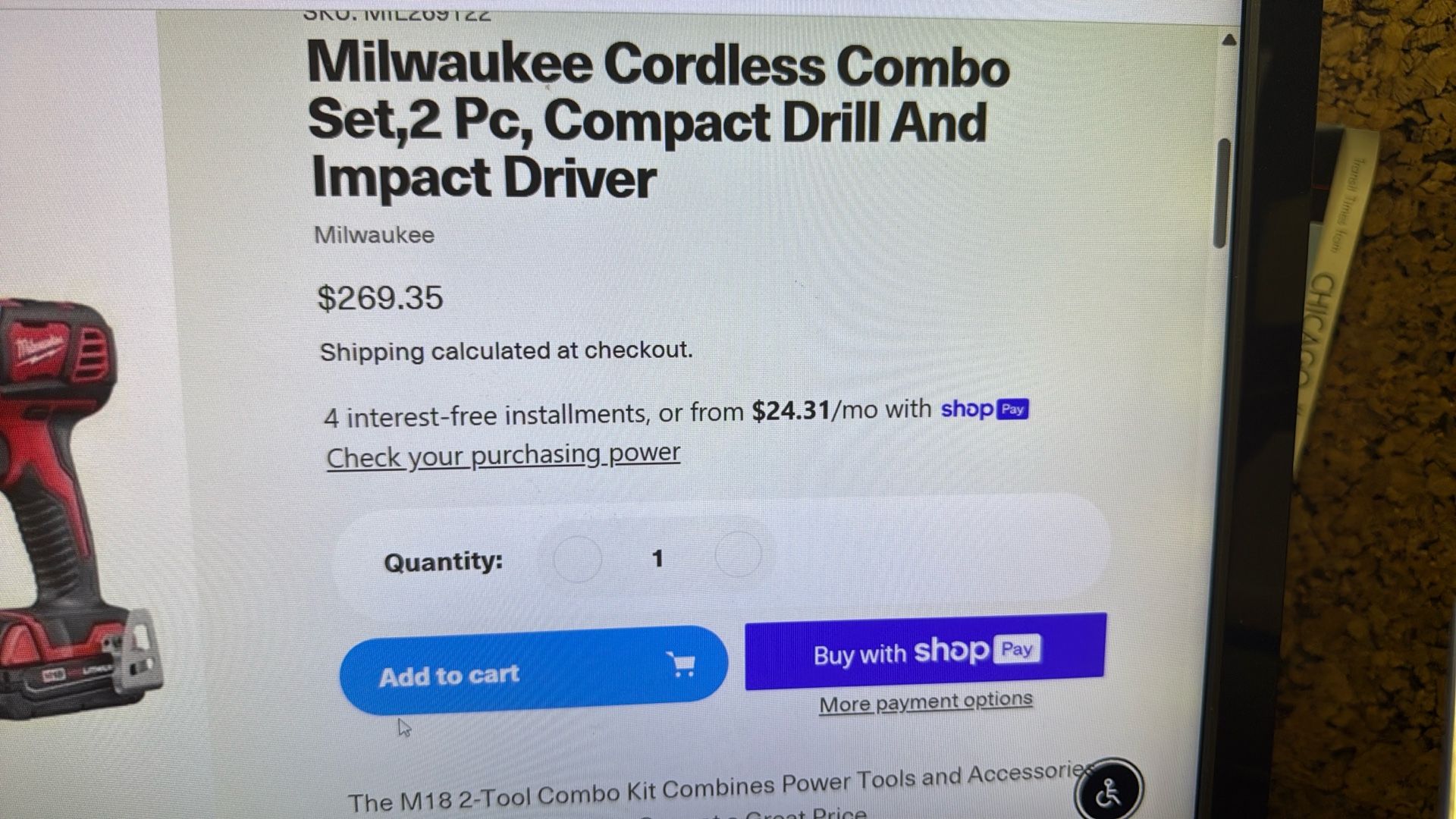 Milwaukee Drill And Driver