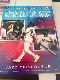Marlins Jazz Chisholm Poster 