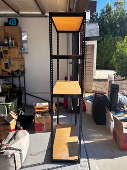 Heavy duty garage shelves
