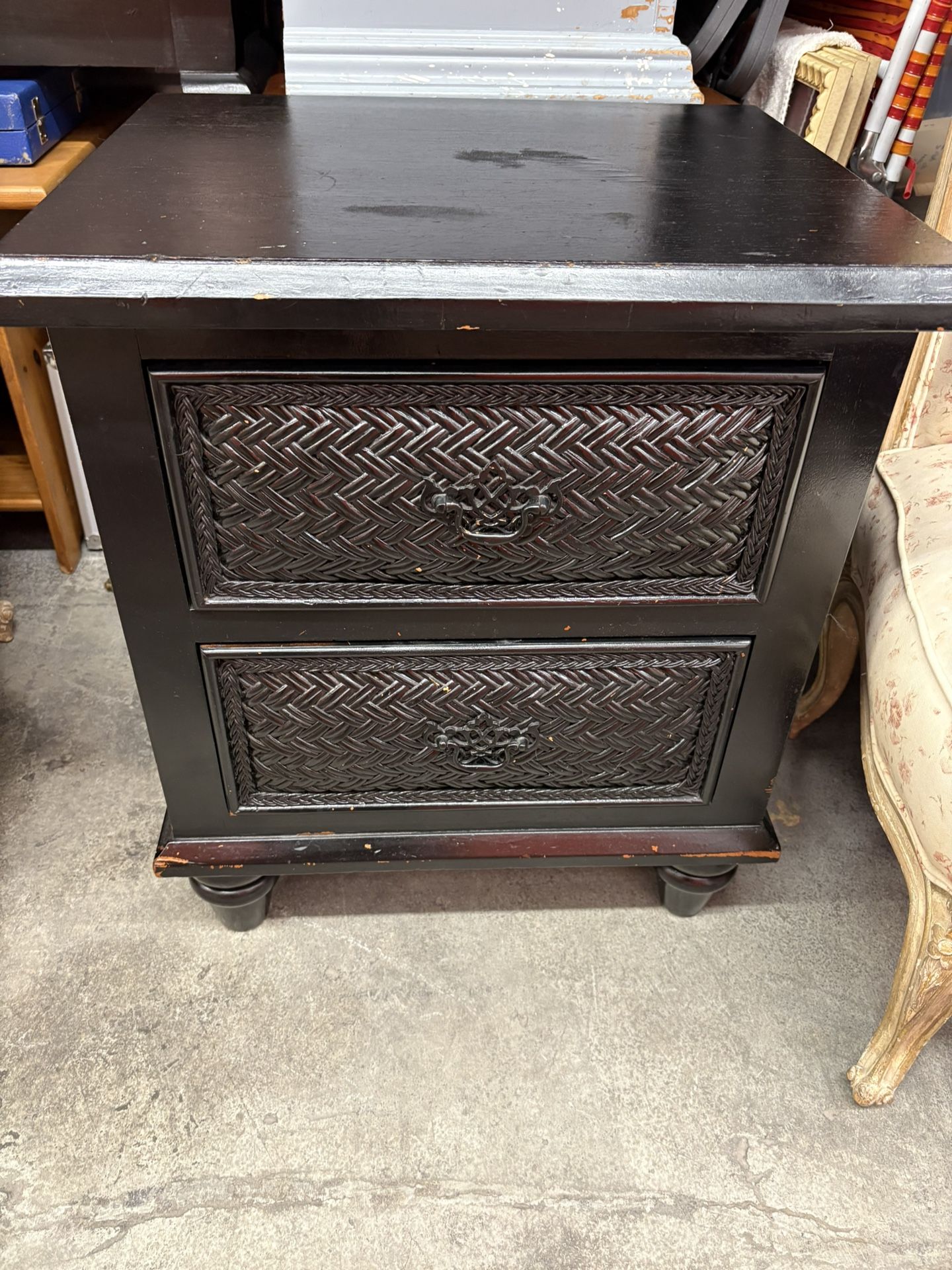 Cabinet/bed stand/nightstand/end table/2 drawer end table