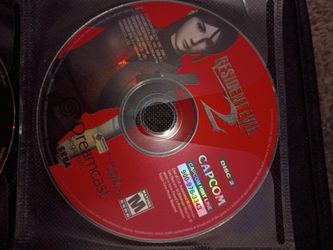 Resident evil 2 disc 2 Dreamcast Sega