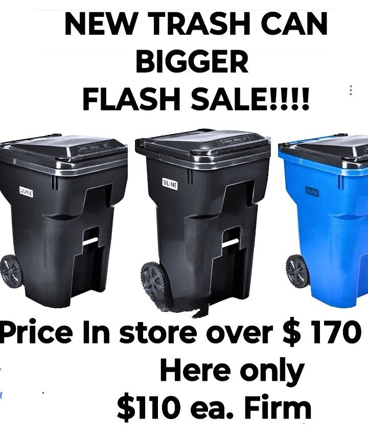 New Trash Can Containers