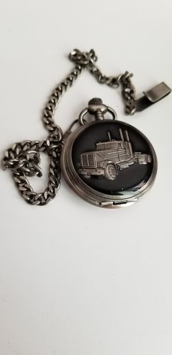 Pocket watch with a big rig With the chain