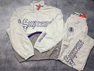 Supreme Track Suit Jacket and Pants Set