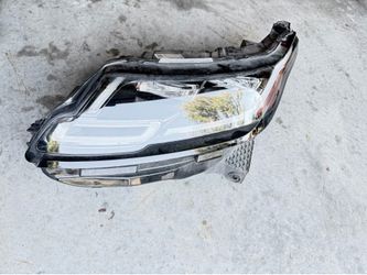 OEM full LED left (driver-side) headlight assembly designed for the Land Rover Range Rover Velar (L560), covering model years spanning from 2018 to 20