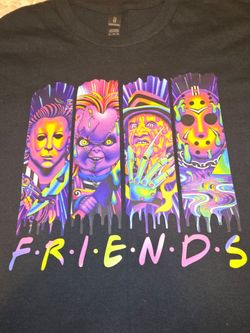 Florescent horror tee