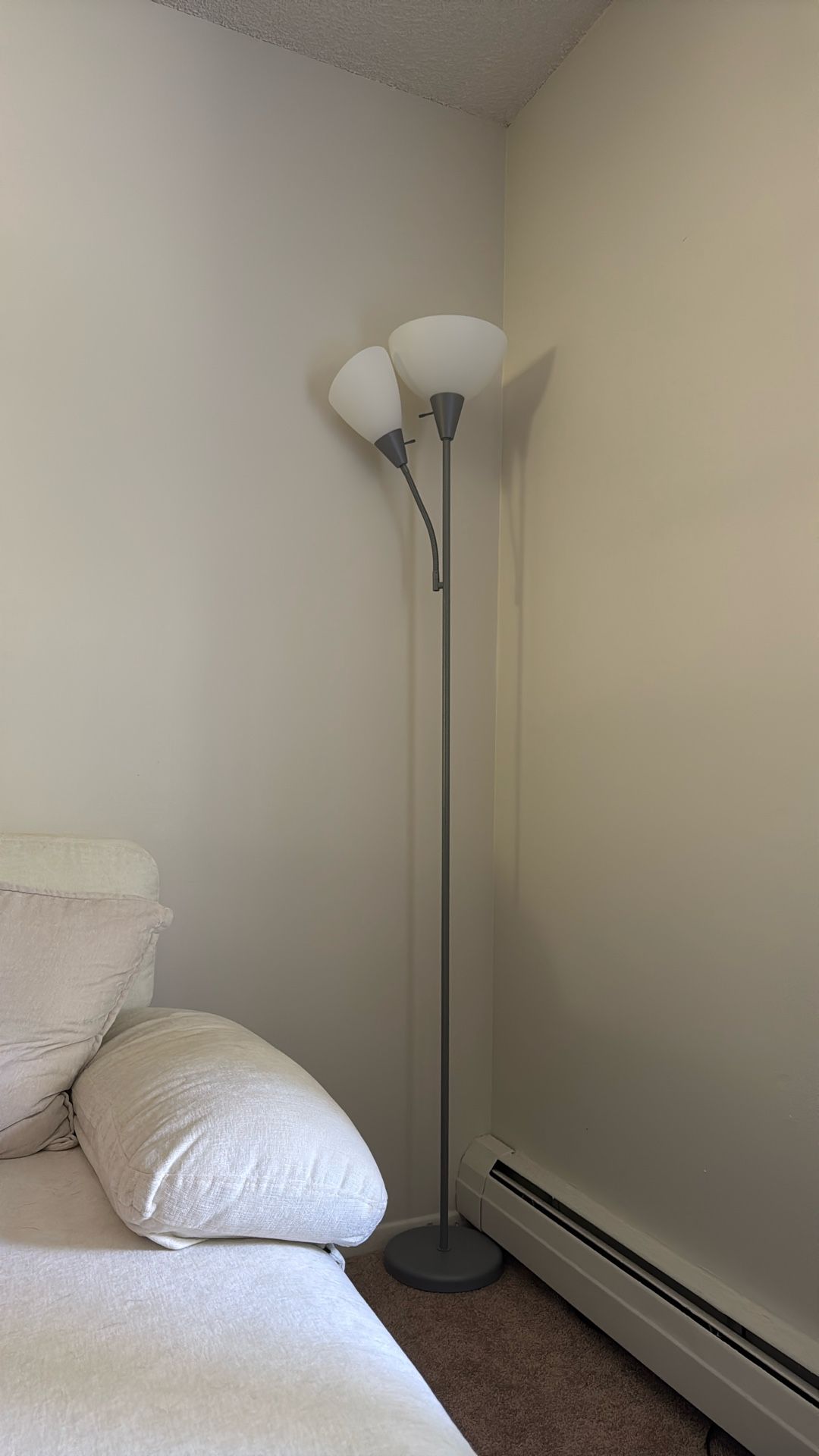 Silver Floor Lamp