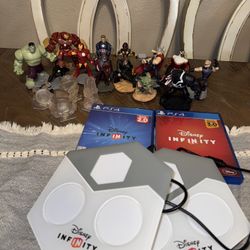 Disney Infinity PS4 Portal Bundle With Figures 