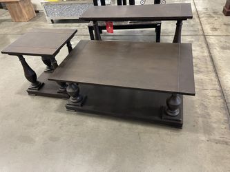 3 Pc Coffee Table Set