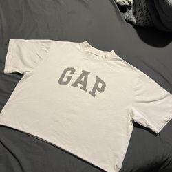 Gap Shirt Dove Kanye Balenciaga Beige Crop Boxy Fit 