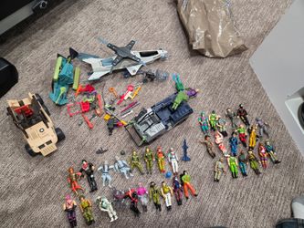 Vintage GI Joe and The Corps collection.