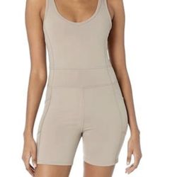 Calvin Klein Performance v-neck one-piece bodysuit or romper, Size M