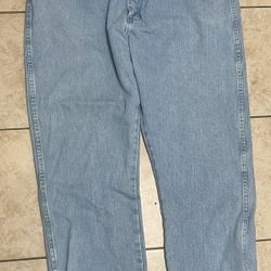 Jeans Light Blue Wash Mens Wrangler 