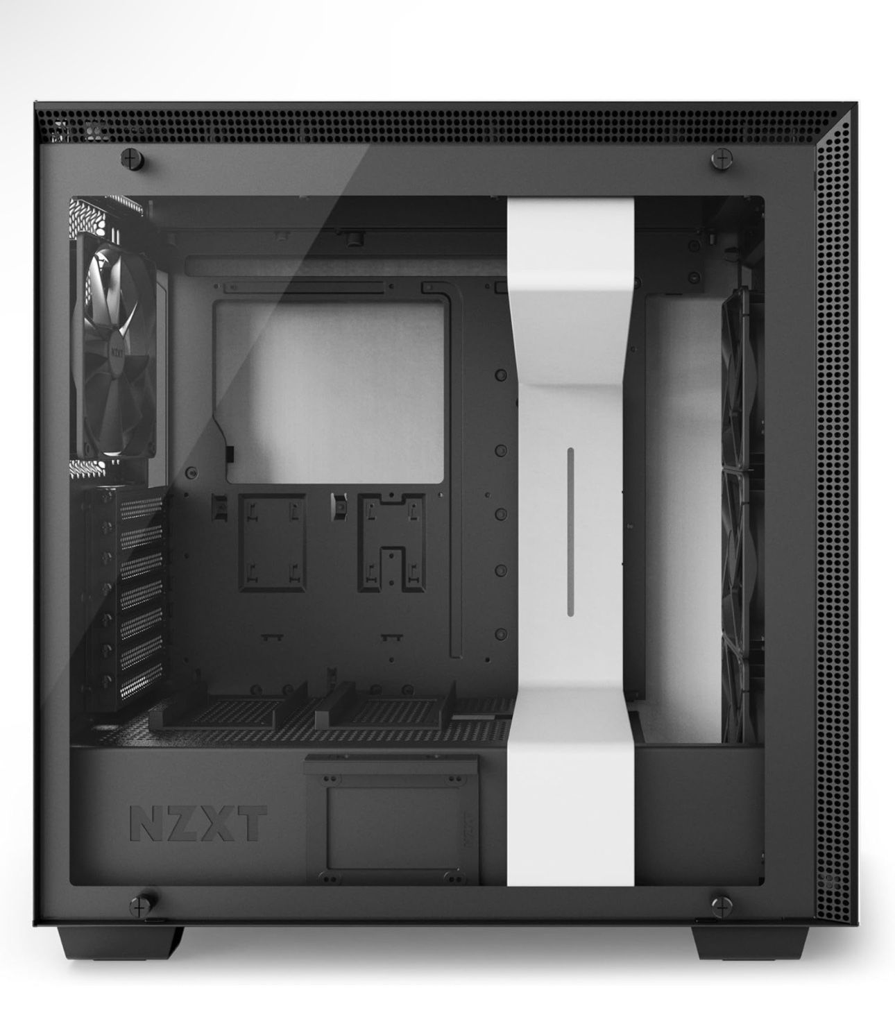 NZXT H700i - ATX Mid-Tower PC Gaming Case - CAM-Powered Smart Device - RGB and Fan Control - Enhanced Cable Management System – Water-Cooling Ready