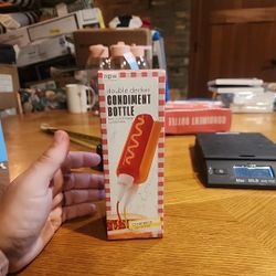 NPW Hotdog Condiment Container – Novelty Ketchup & Mustard Holder