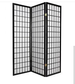Panel Solid Wood Folding Room Divider