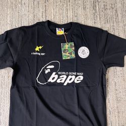 Bape World Gone Mad Tee