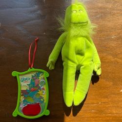 Grinch Plush & Puzzle Ornament