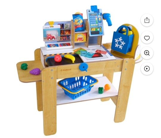 Kid Kraft Pretend Play Grocery Store Kitchen Kids Play Toy Accessories