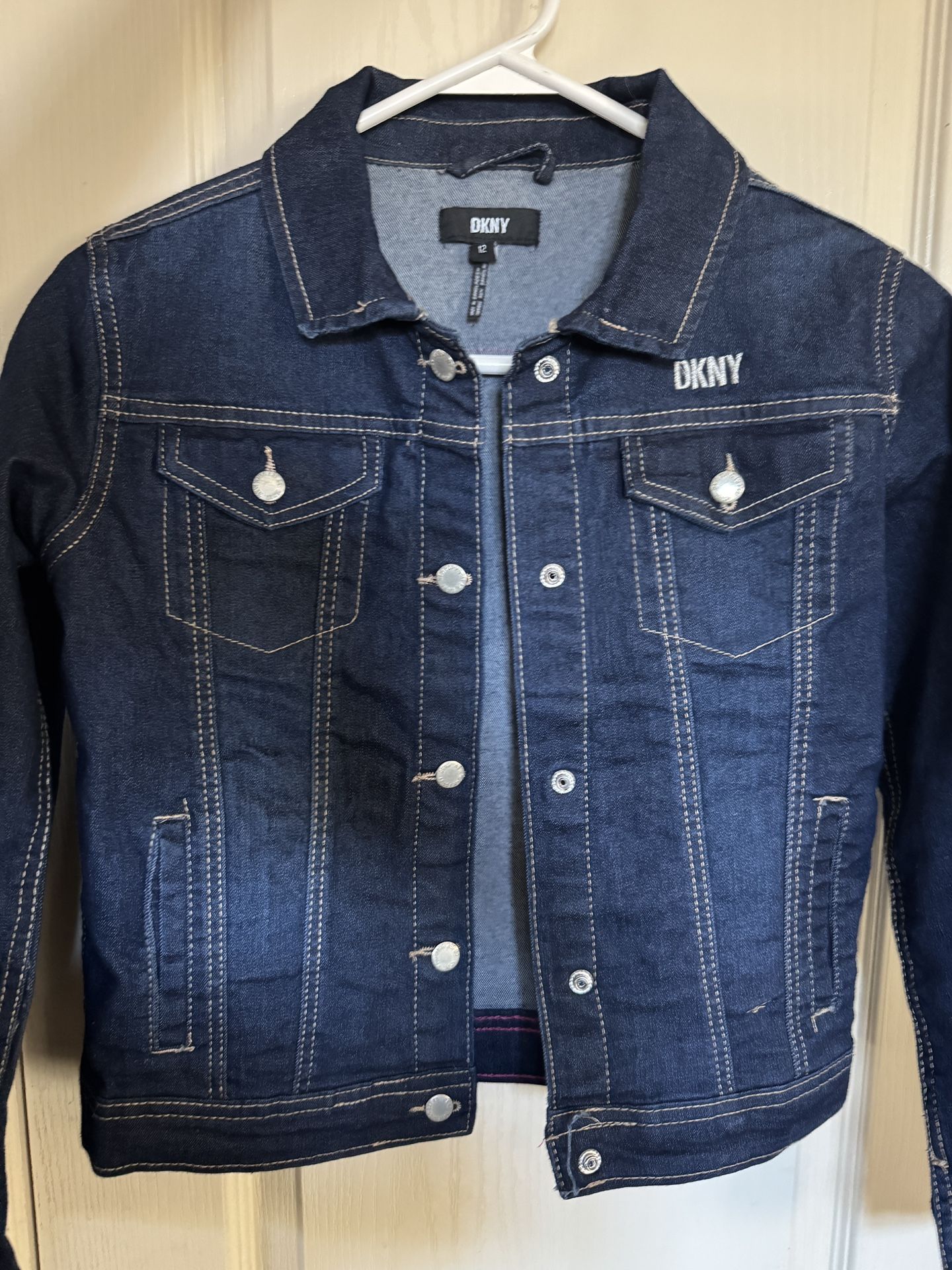 Girls DKNY Jean Jacket Size 12