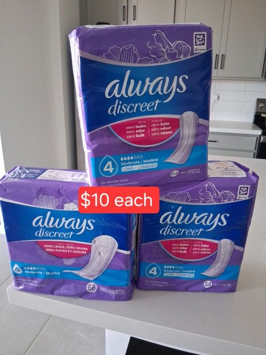 Always Discreet For Bladder Leaks Moderate 