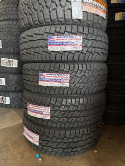 275/65/20 American All terrain 4 llantas montadas y balanceadas