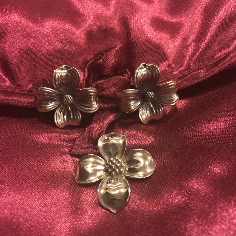 James avery dogwood earrings discount