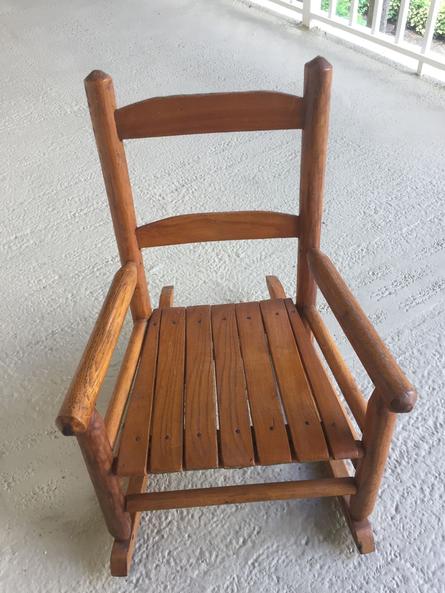Antique child rocking chair