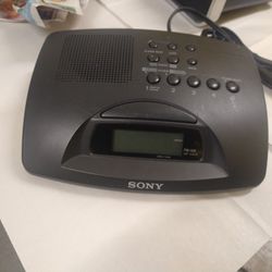 Sony Dream Machine ICF-C233 FM/AM Alarm Clock Radio Digital Display Black