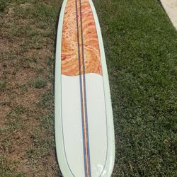 9'10 Creme Californian Gato Heroi Surfboard Longboard