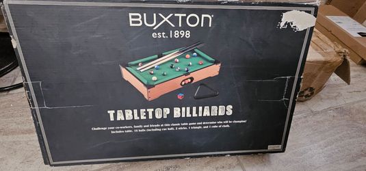 Buxton Tabletop Billiard Game