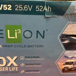 RB24V52 Relion Lithium Deep Cycle Battery