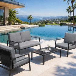4pc Outdoor Patio Furniture Set 