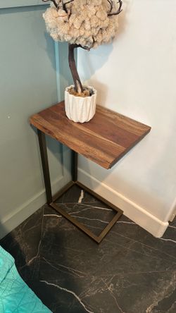 Walnut Bedside Table