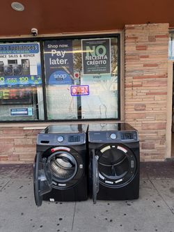 Washer and dryer set