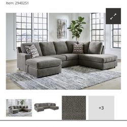 Sectional Couch & Ottoman Table 