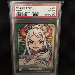 2024 One Piece Wings Of The Captain Alternate Art Leader Yamato PSA 10  