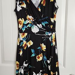 **NEW: Holt Brushed Knit Floral Dress**