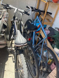 Light blue and middle bike for sale