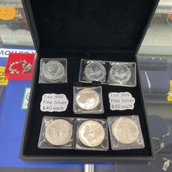 1 Ounce .999 Fine Silver 