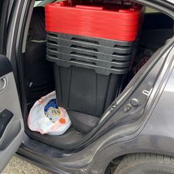 27 gallons Storage Containers Bins $11 Each